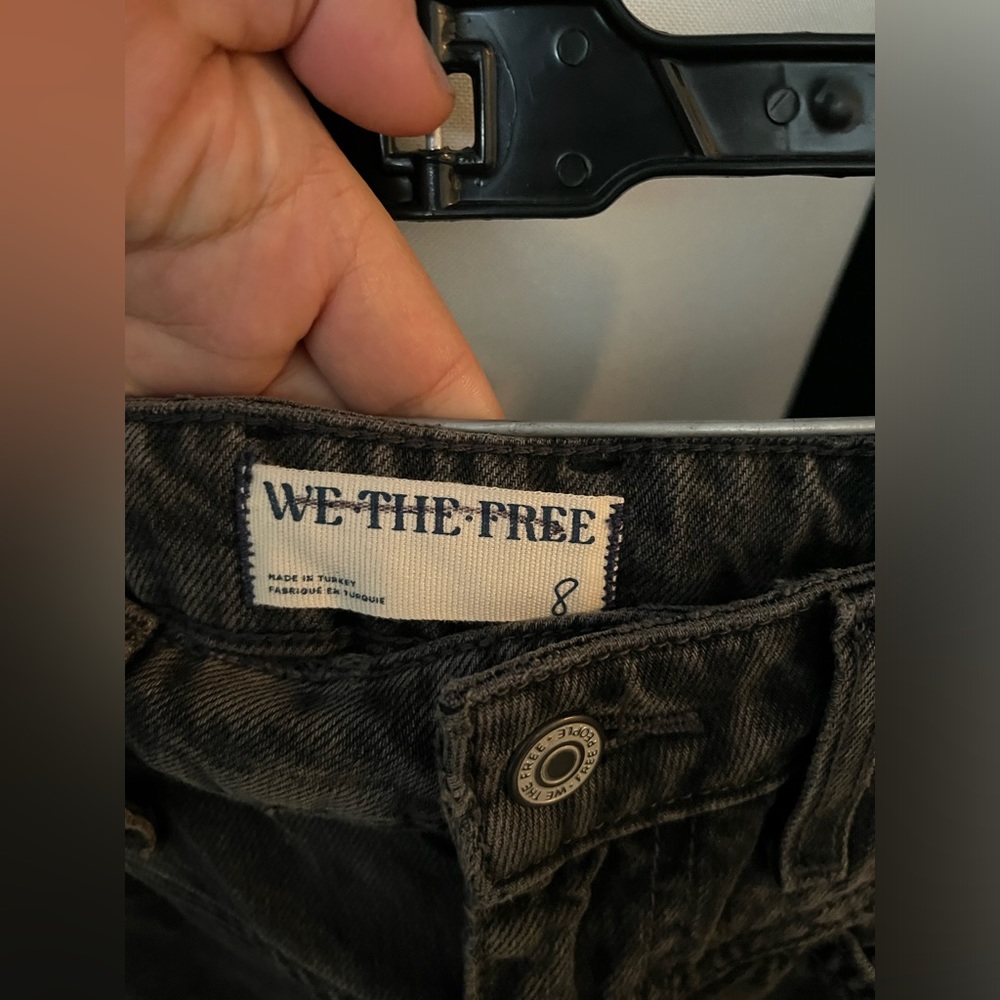 NWT FREE PEOPLE WE THE FREE Come As You Are Denim Maxi Skirt | Washed Black $98 - Picture 9 of 9